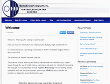 Tablet Screenshot of drlennox.com